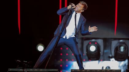 Ricky Martin en el estadio Vélez