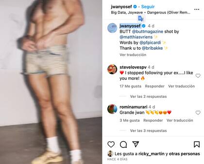 Ricky Martin le dejó un "me gusta" a su exesposo