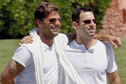 Ricky Martin y su pareja, Carlos
