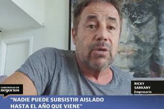 Ricky Sarkany: "Es imposible sostener la inactividad por un tiempo prolongado"