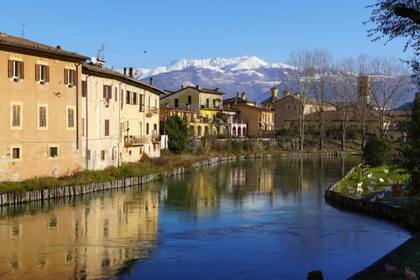 Rieti es conocida como "la Venecia de agua dulce"