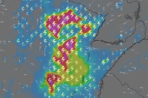 Emiten alerta por tormentas, lluvias, nevadas y vientos para este martes