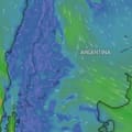 Rige una alerta amarilla por vientos fuertes y frío extremo para este lunes