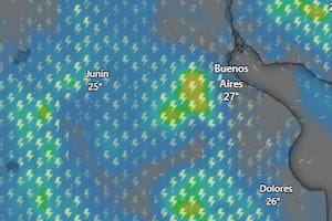 Alerta amarilla por tormentas fuertes en la Ciudad y el conurbano bonaerense