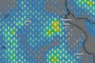 Alerta amarilla por tormentas fuertes en la Ciudad y el conurbano bonaerense
