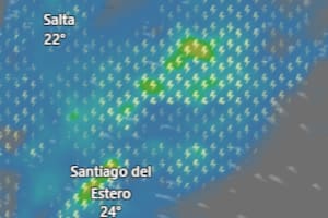 Emiten una alerta amarilla por tormentas para este martes