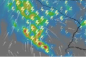 Emiten alerta amarilla por tormentas, lluvias, nevadas y viento para este domingo