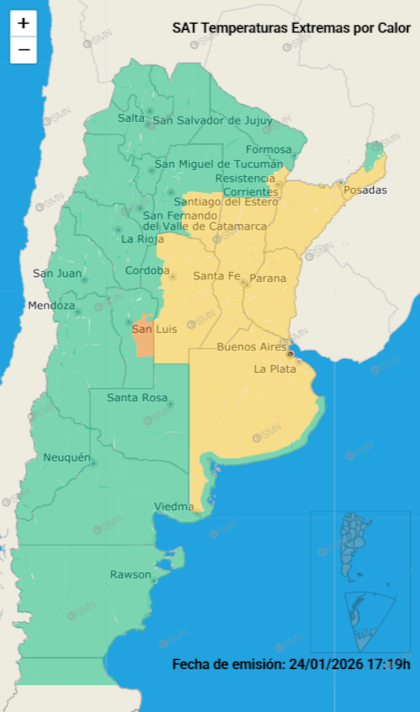 Rigen alertas por altas temperaturas en 10 provincias