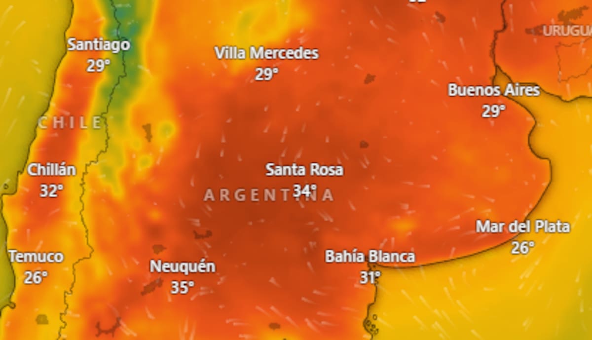 Hay alerta roja, naranja y amarilla por calor y tormentas para este domingo 1° de febrero: las provincias afectadas