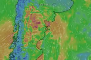 Emiten una alerta amarilla por lluvias, vientos y zonda para este martes
