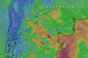 Emiten una alerta amarilla por lluvias, vientos y zonda para este martes
