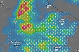 Emiten alertas por tormentas para este miércoles