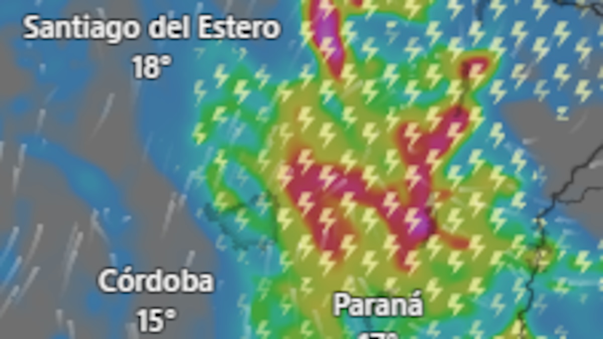Hay alerta naranja y amarilla por tormentas y lluvias para este lunes 6 de abril: las provincias afectadas