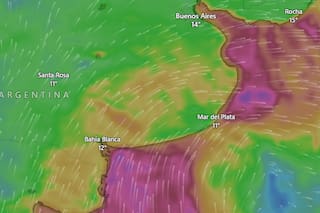 Rige una alerta naranja y amarilla por vientos, tormentas y lluvias para este domingo