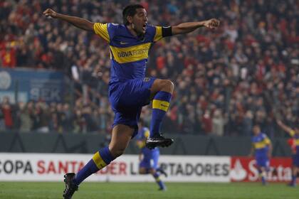 Riquelme brilló como en la versión 2007 de la Copa