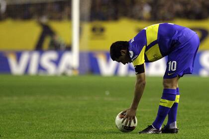 Riquelme, un especialista en córners