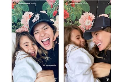 Risas y abrazos: la China Suárez se reencontró con su hija Rufina, tras pasar varios días en Miami