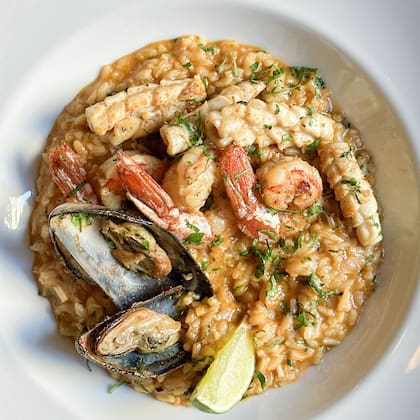 Risotto de mar.