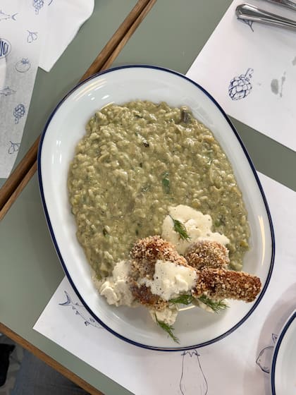 Risotto de alcauciles, producto insignia de La Plata y los inmigrantes italianos