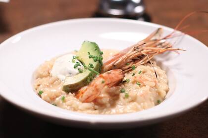 Risotto de langostinos de La Tornería de Camila