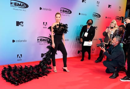 Rita Ora fue una de las voces presentes en la fiesta de los MTV EMA 2021, celebrada en Hungría