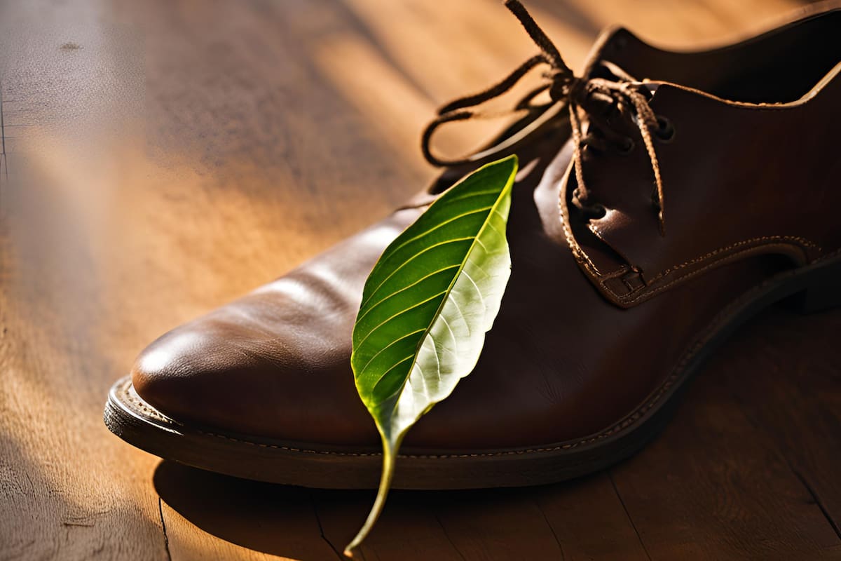 Amuleto De Hoja De Laurel En El Zapato