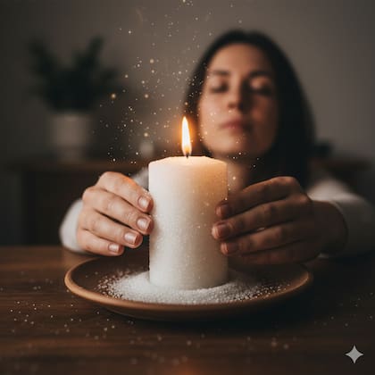 Ritual de la vela blanca para la neutralización mental en el viernes 13