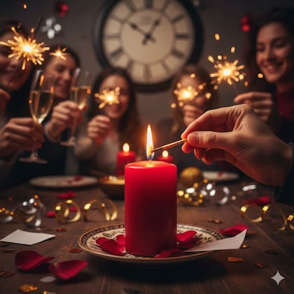 Ritual de las velas para encender la pasión en Año nuevo