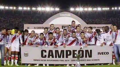 River, campeón de la Copa Raúl Alfonsin