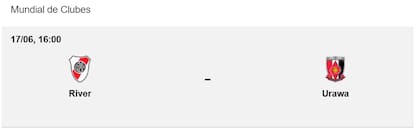 River debuta en el Mundial de Clubes