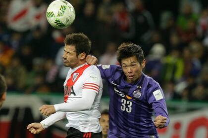 Poco de Mora en el triunfo de River