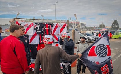 River vs. Belgrano de Córdoba: llegó la kiss cam al estadio en el que se jugará la final.