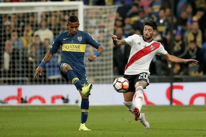River y Boca, en la final de la Libertadores 2018, en Madrid