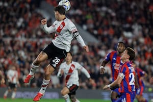 El Monumental respira: Acuña combinó con Quintero y anotó el empate para River frente a San Lorenzo