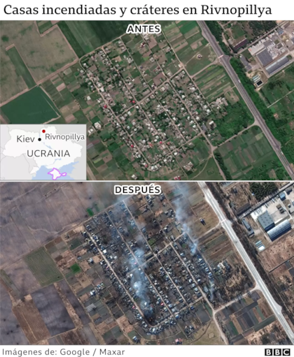 Rivnopillya se encuentra justo al norte de Chernígov