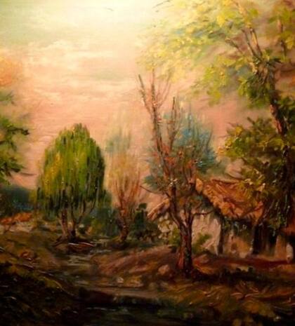 Rivolta estudió con el italiano Antonio Torchio, con quien hizo algunos trabajos en iglesias y teatros