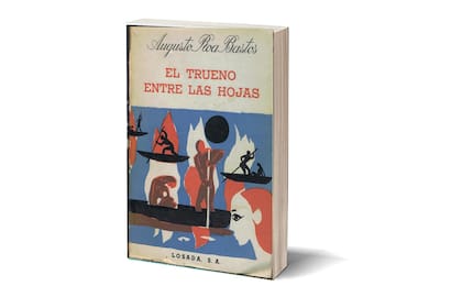 Clásica portada de Losada de "El trueno entre las hojas"