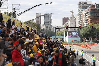 Road show de Franco Colapinto en la Ciudad.