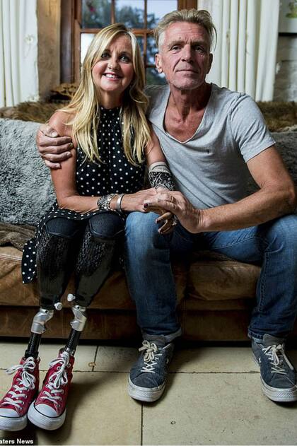 Rob, el marido de Carpenter, fue fundamental para la recuperación de la mujer