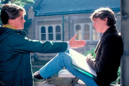 Rob Lowe y Andrew McCarthy en una escena de Class