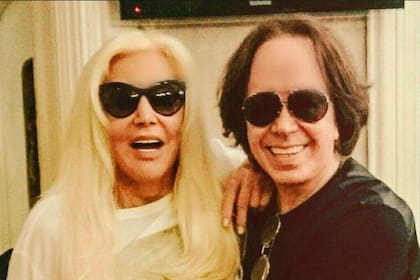 Susana Giménez y Miguel Romano cuando aún él era su peluquero