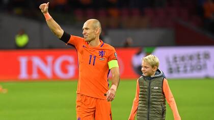 Robben jugó su último partido con la selección de Holanda