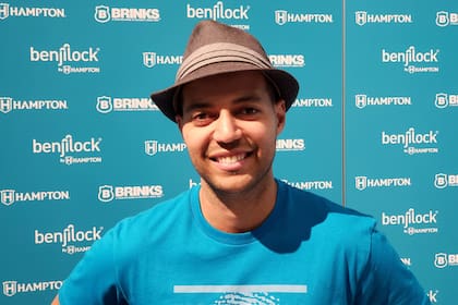 Robbie Cabral es el inventor de Benjilock, un candado que se abre con la huella del dedo, o con una llave