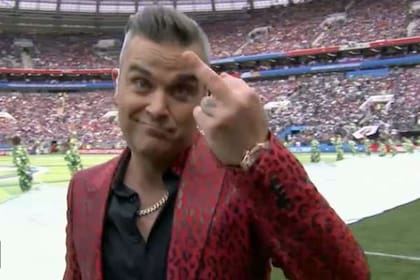 Robbie Williams y su insólito gesto