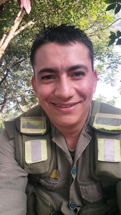 Robert David Barreto, el gendarme que murió atropellado por la camioneta de un contrabandista en San Ignacio, Misiones