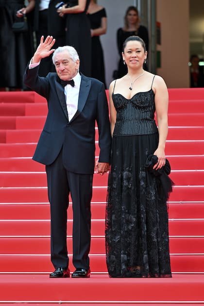 Robert de Niro con su mujer, Tiffany Chen.