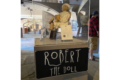 Robert está exhibido en el East Martello Museum
