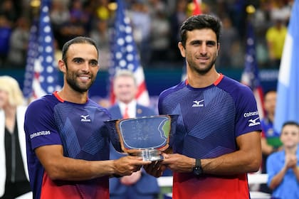 Robert Farah junto con Juan Sebastian Cabal, en ocasión de la conquista del US Open 2019