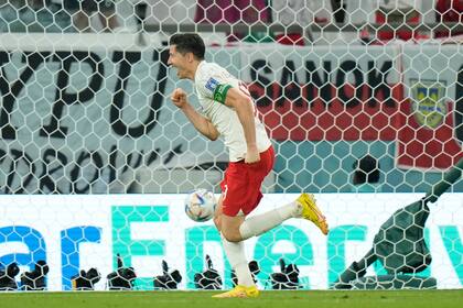 Robert Lewandowski celebró el segundo gol