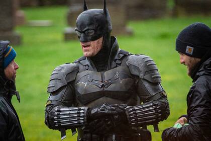 Una imagen del rodaje de la nueva Batman